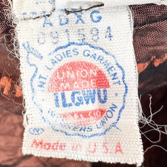 VTG 80s RICKI LANG for Nuit Ball Gown Woven Crinkled-Skirt Whimsigoth Womens 12 - Picture 10 of 16